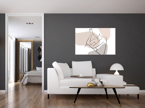 Slika - Linija ženskog tijela N⁰1 (90x60 cm)