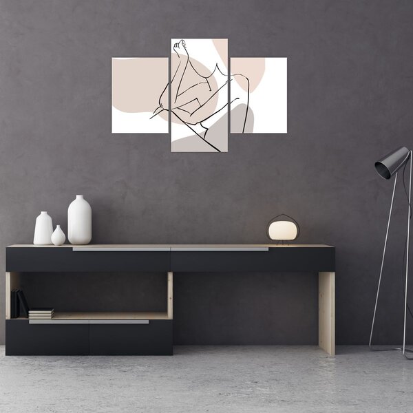 Slika - Linija ženskog tijela N⁰1 (90x60 cm)