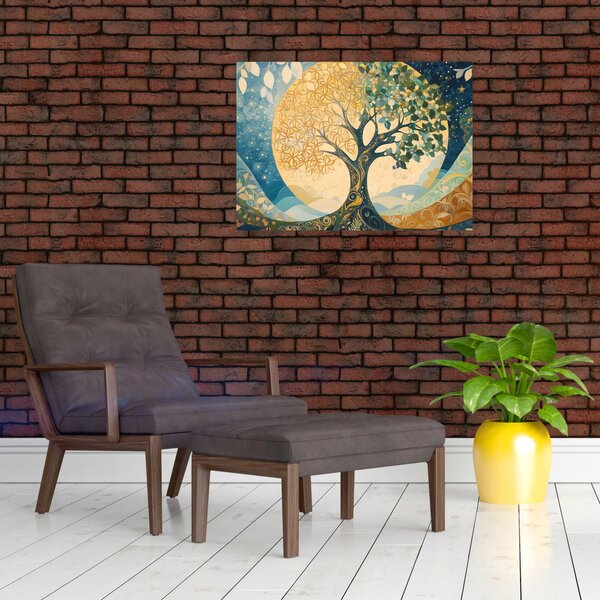 Slika – Drvo života u mjesecu (70x50 cm)