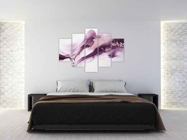 Slika - Ljubičasta tekućina art (150x105 cm)