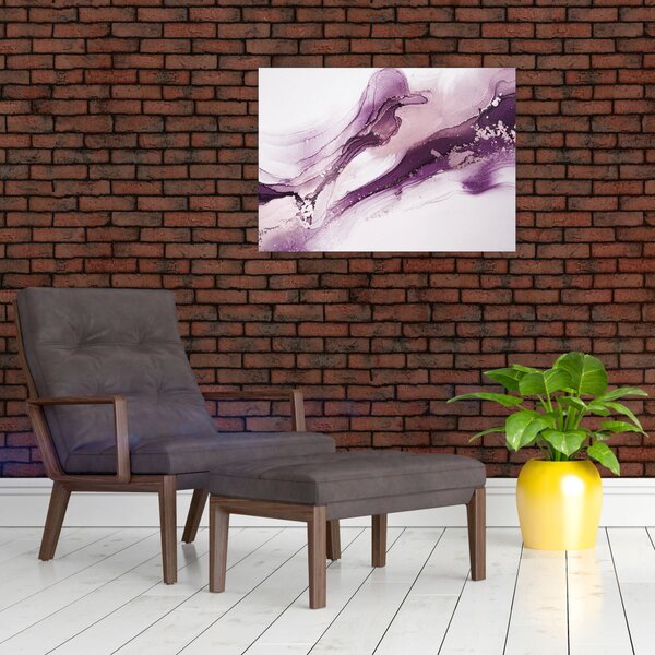 Slika - Ljubičasta tekućina art (70x50 cm)