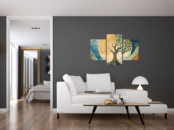 Slika – Drvo života u mjesecu (90x60 cm)