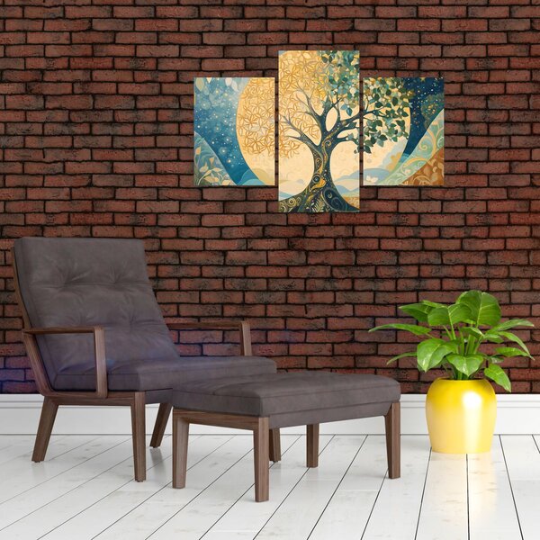 Slika – Drvo života u mjesecu (90x60 cm)