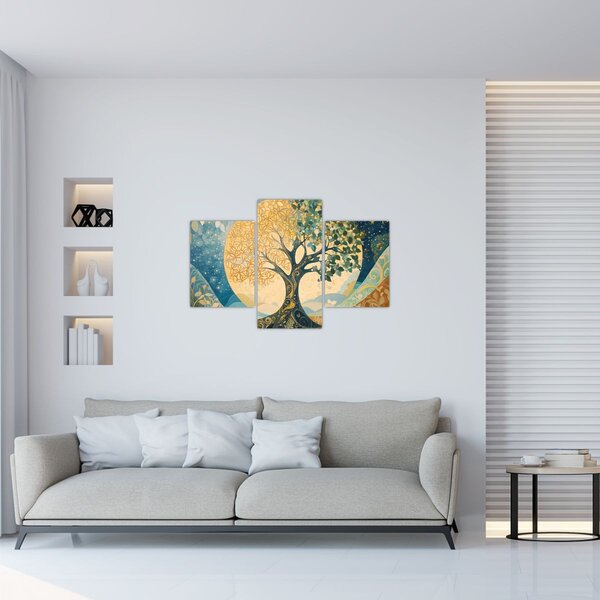 Slika – Drvo života u mjesecu (90x60 cm)