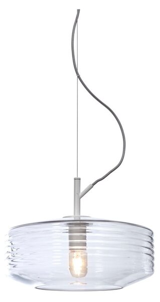 Siva viseća svjetiljka sa staklenim sjenilom ø 35 cm Verona – it's about RoMi