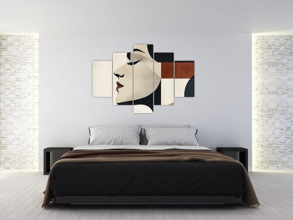 Slika - Žena iz profila (150x105 cm)