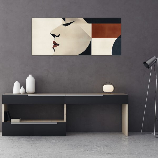Slika - Žena iz profila (120x50 cm)