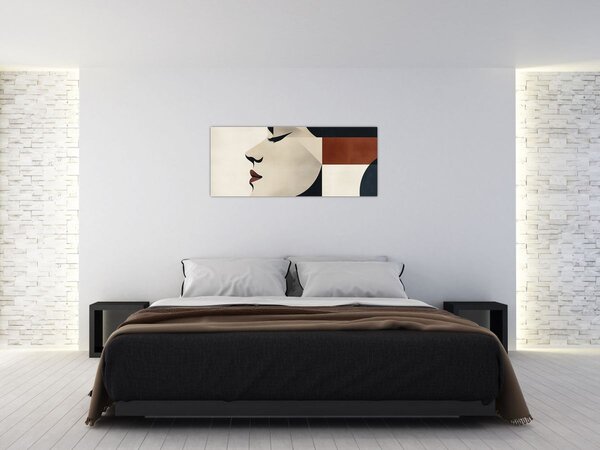 Slika - Žena iz profila (120x50 cm)
