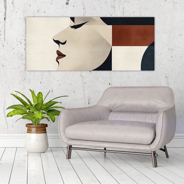 Slika - Žena iz profila (120x50 cm)