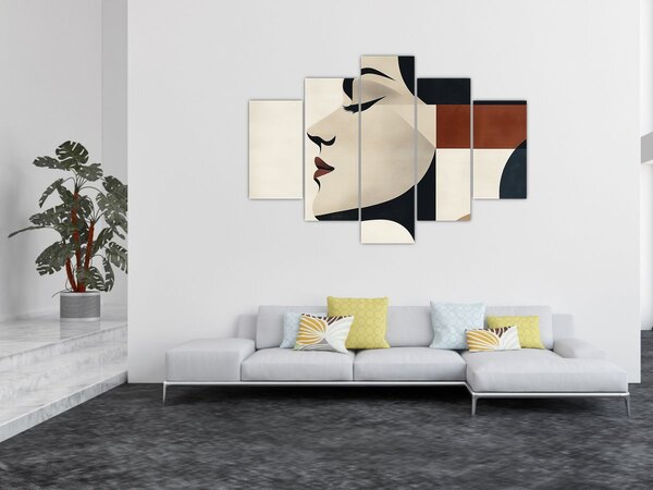Slika - Žena iz profila (150x105 cm)