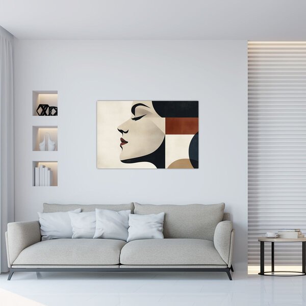 Slika - Žena iz profila (90x60 cm)