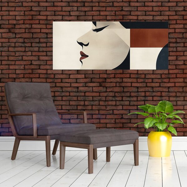 Slika - Žena iz profila (120x50 cm)