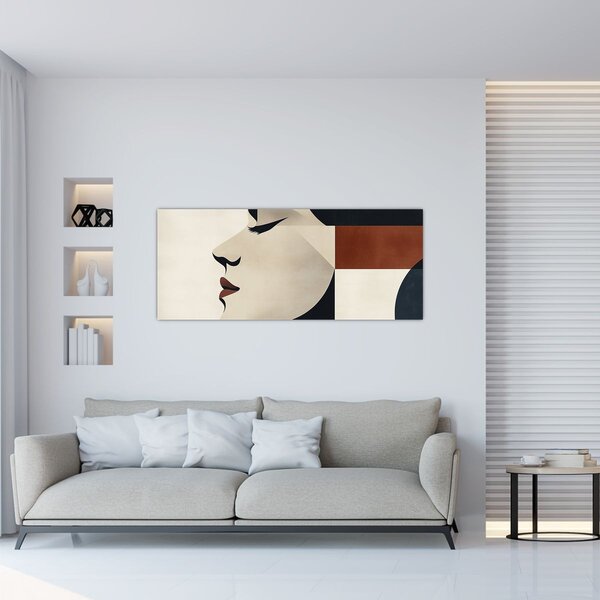 Slika - Žena iz profila (120x50 cm)