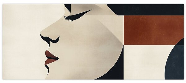 Slika - Žena iz profila (120x50 cm)
