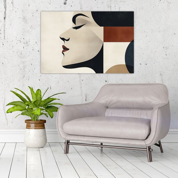 Slika - Žena iz profila (90x60 cm)