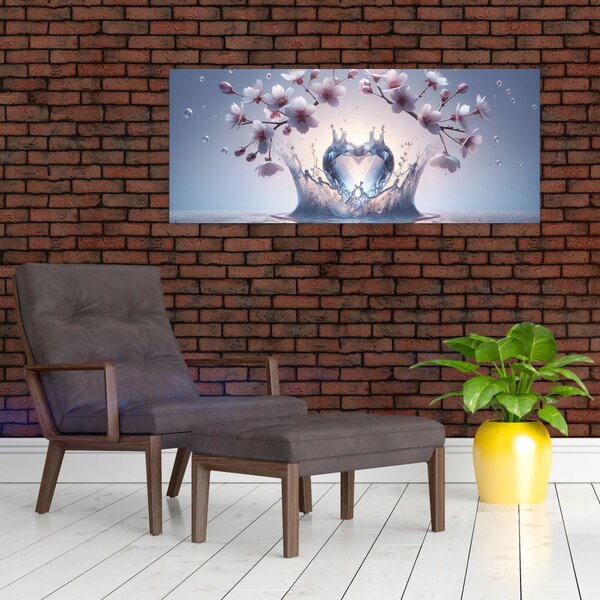 Slika - Dijamantno srce (120x50 cm)