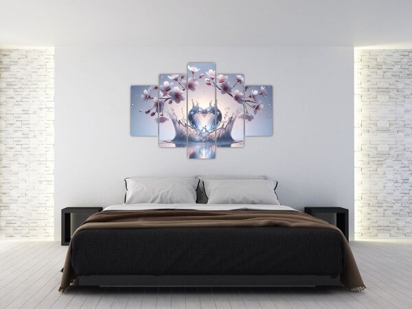Slika - Dijamantno srce (150x105 cm)