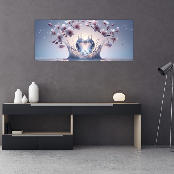Slika - Dijamantno srce (120x50 cm)
