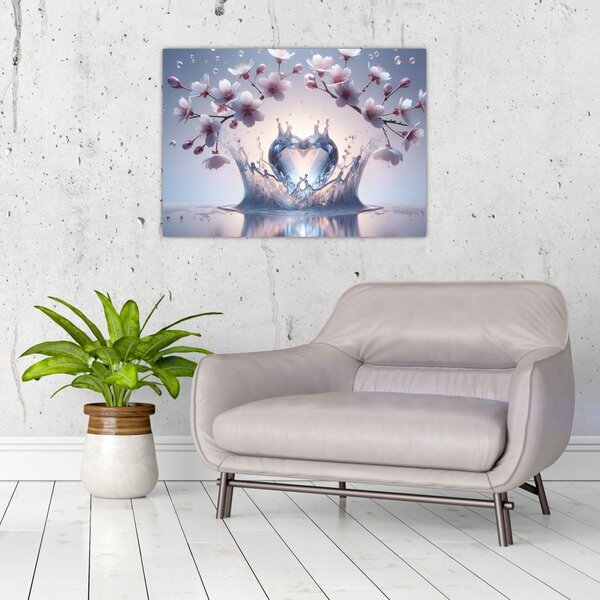 Slika - Dijamantno srce (70x50 cm)