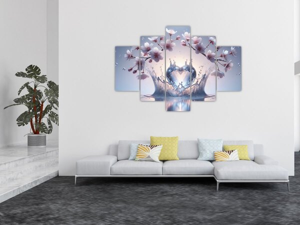 Slika - Dijamantno srce (150x105 cm)