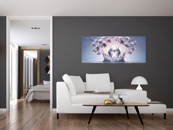 Slika - Dijamantno srce (120x50 cm)