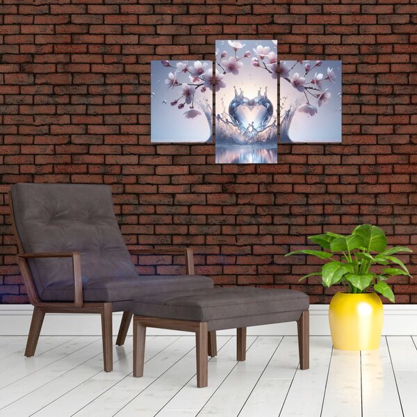 Slika - Dijamantno srce (90x60 cm)
