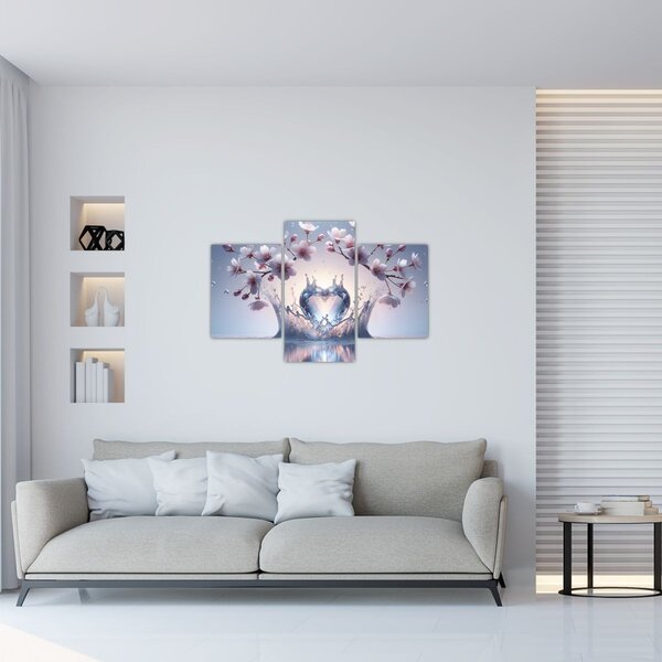 Slika - Dijamantno srce (90x60 cm)