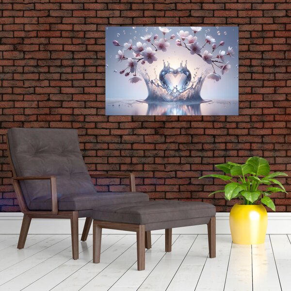 Slika - Dijamantno srce (90x60 cm)
