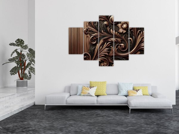 Slika - Uzorak iz drva (150x105 cm)