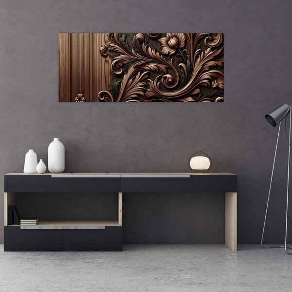 Slika - Uzorak iz drva (120x50 cm)