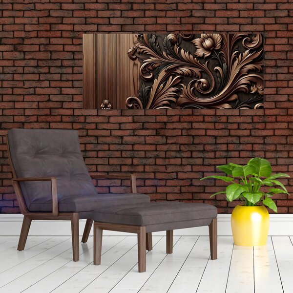 Slika - Uzorak iz drva (120x50 cm)