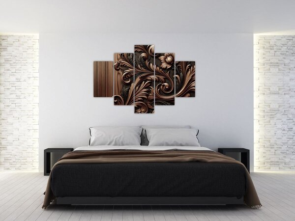 Slika - Uzorak iz drva (150x105 cm)