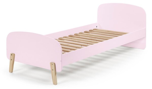Ružičasti krevetić Vipack Kiddy, 200 x 90 cm