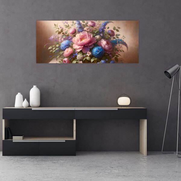 Slika - Stol pun cvijeća (120x50 cm)