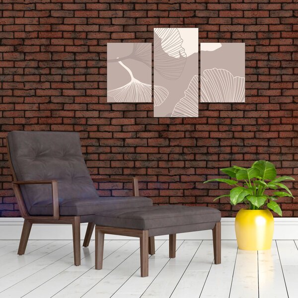 Slika - Bež lišće N⁰1 (90x60 cm)