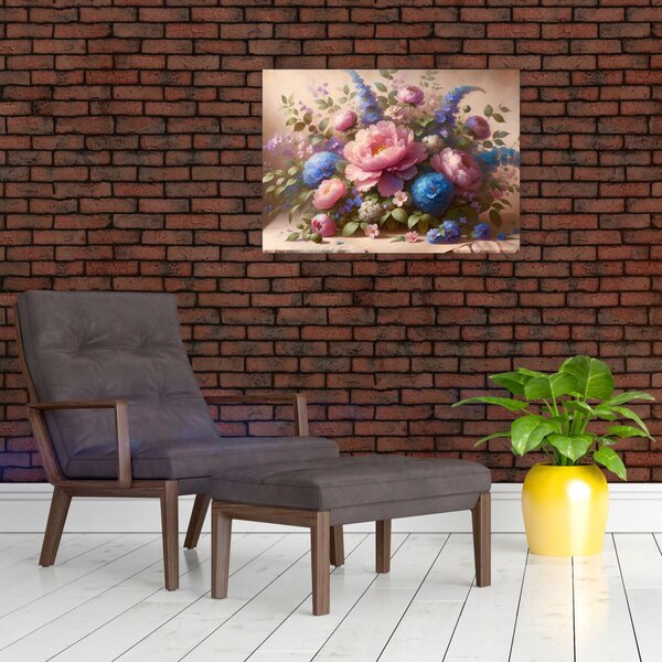 Slika - Stol pun cvijeća (70x50 cm)