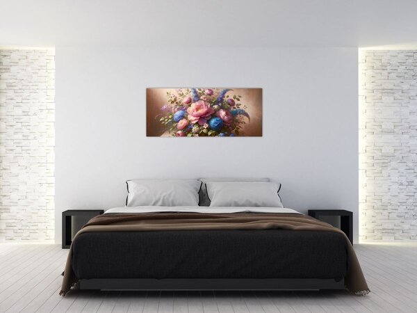 Slika - Stol pun cvijeća (120x50 cm)