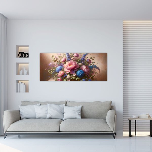 Slika - Stol pun cvijeća (120x50 cm)