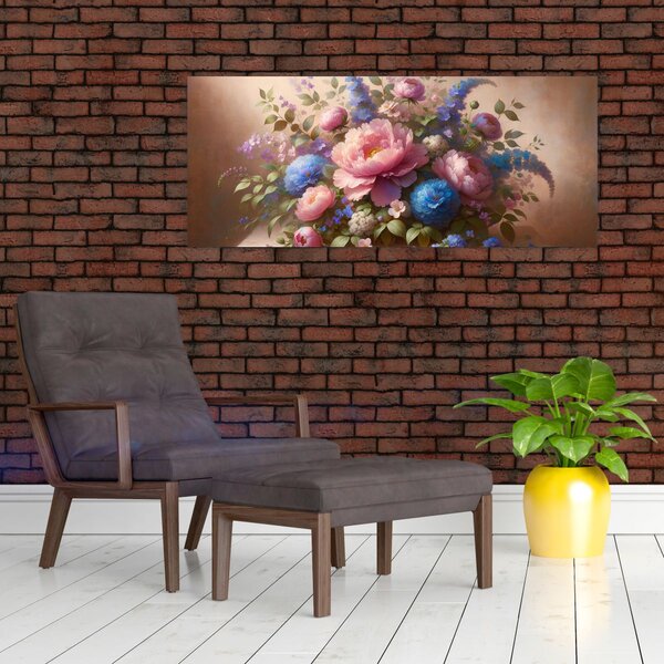 Slika - Stol pun cvijeća (120x50 cm)