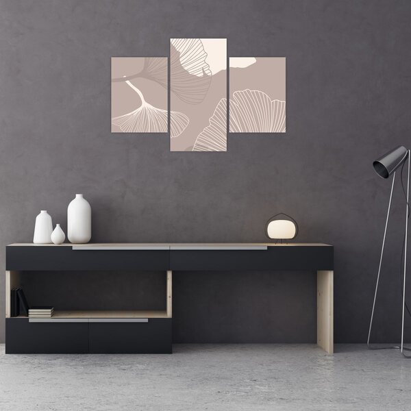 Slika - Bež lišće N⁰1 (90x60 cm)