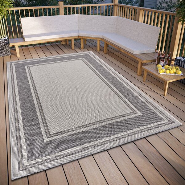 Sivi vanjski tepih 115x170 cm Clyde Cast – Hanse Home