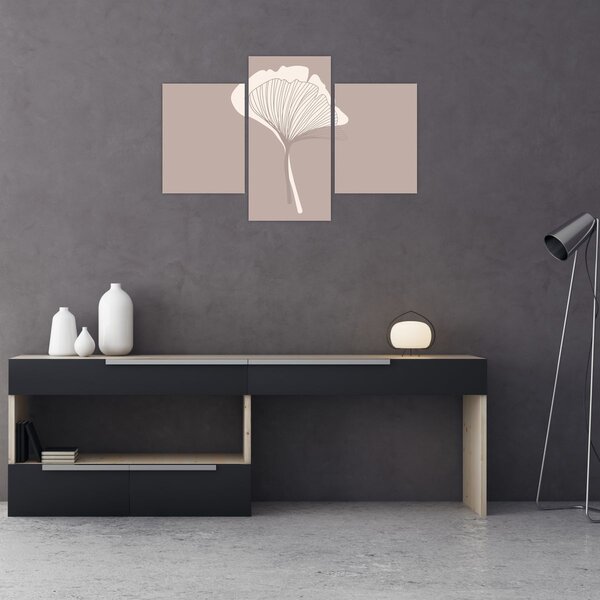 Slika - Bež lišće N⁰3 (90x60 cm)