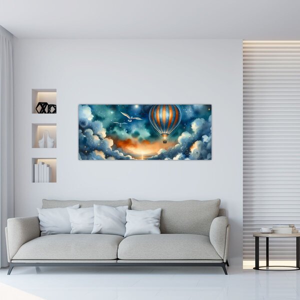 Slika - Let pod noćnim nebom (120x50 cm)
