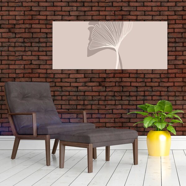 Slika - Bež lišće N⁰4 (120x50 cm)