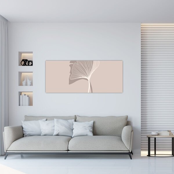 Slika - Bež lišće N⁰4 (120x50 cm)