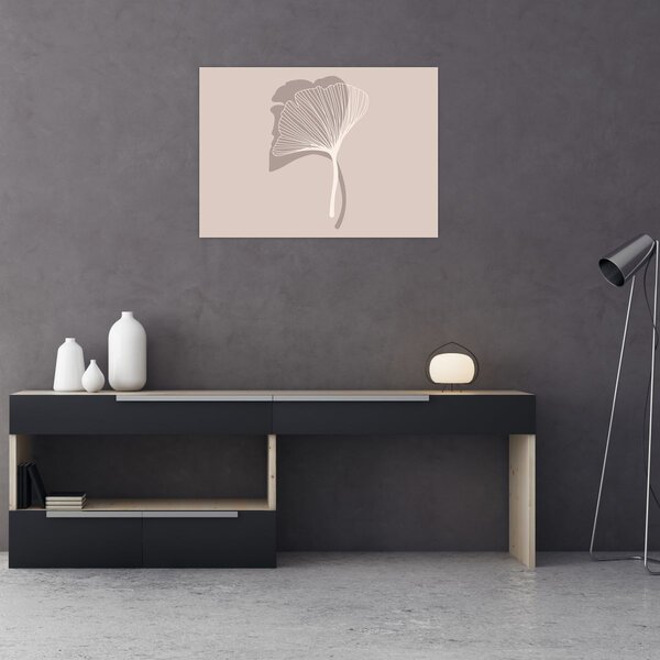 Slika - Bež lišće N⁰4 (70x50 cm)