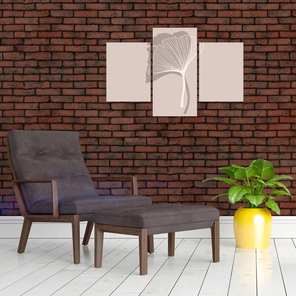 Slika - Bež lišće N⁰4 (90x60 cm)