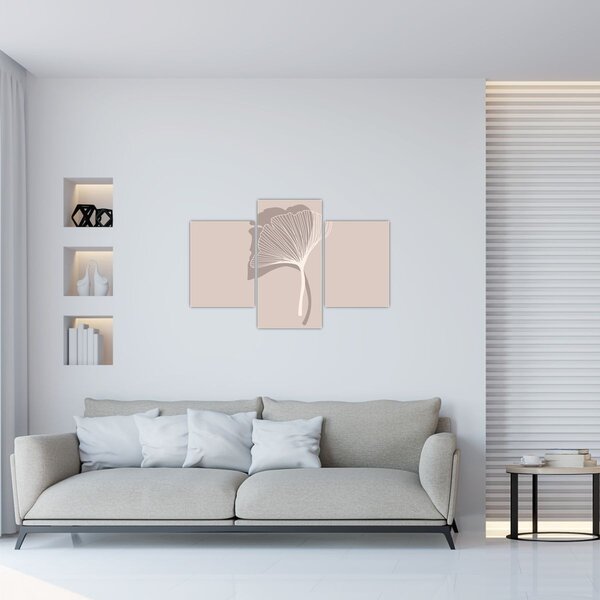 Slika - Bež lišće N⁰4 (90x60 cm)