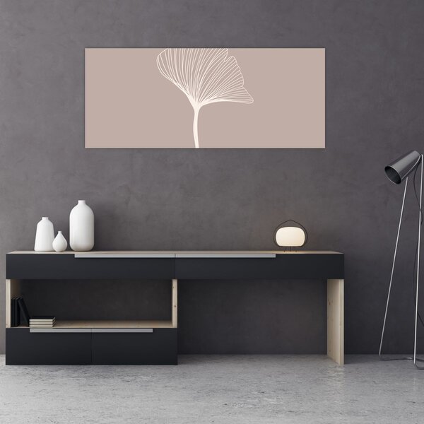 Slika - Bež lišće N⁰5 (120x50 cm)