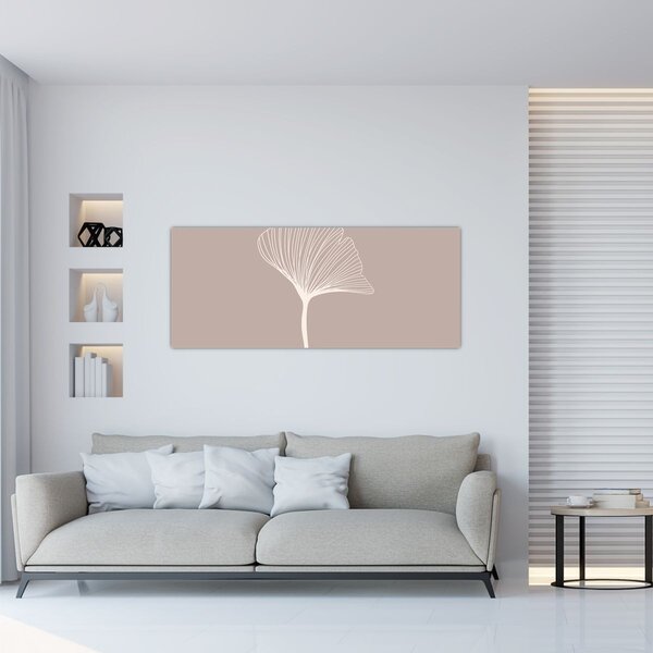 Slika - Bež lišće N⁰5 (120x50 cm)